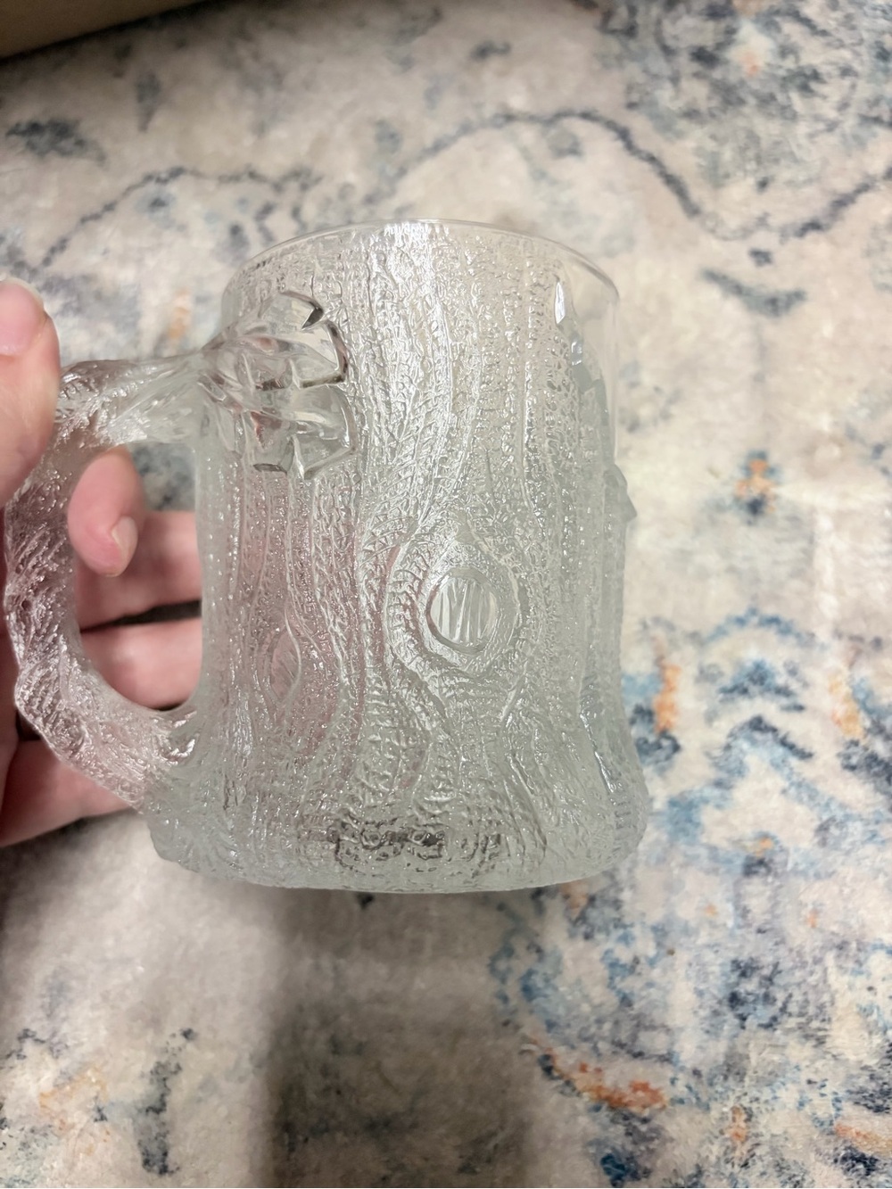 Vintage Flintstones Treemendous McDonald’s glass mug